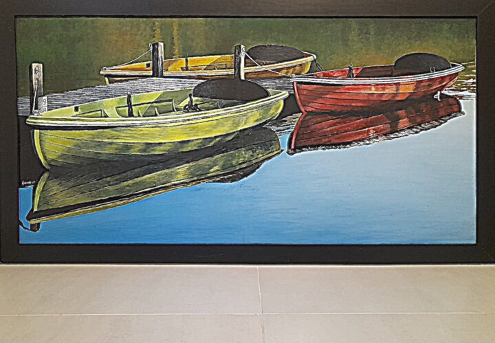 绘画,  27.6x55.1 in 