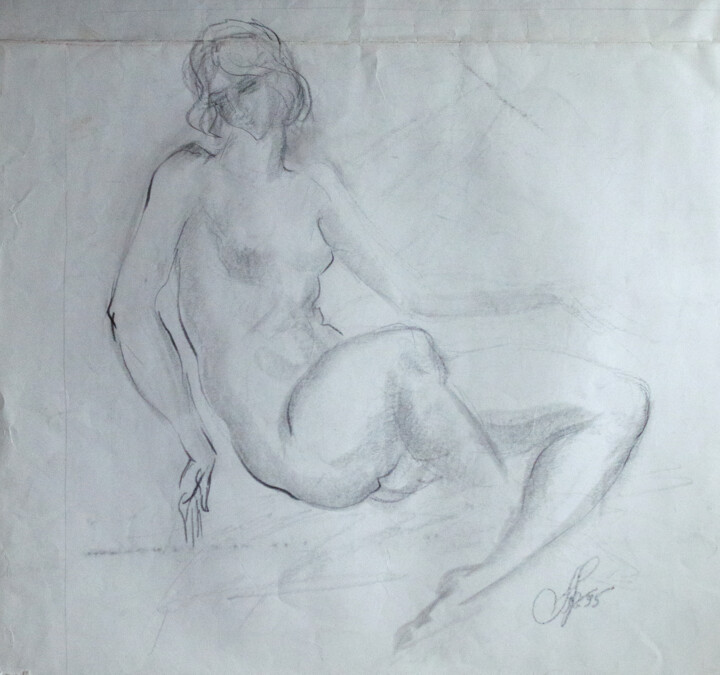 female figure 图画, 23.6x23.6 in