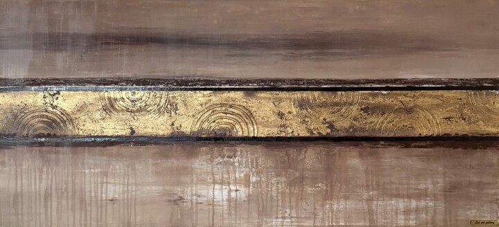Trace of Time 绘画, 19.7x43.3 in