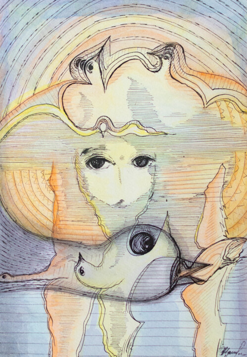 dream 绘画, 11.8x7.9 in