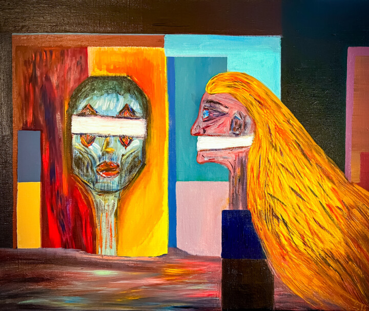 Com..promise 绘画, 19.7x23.6 in
