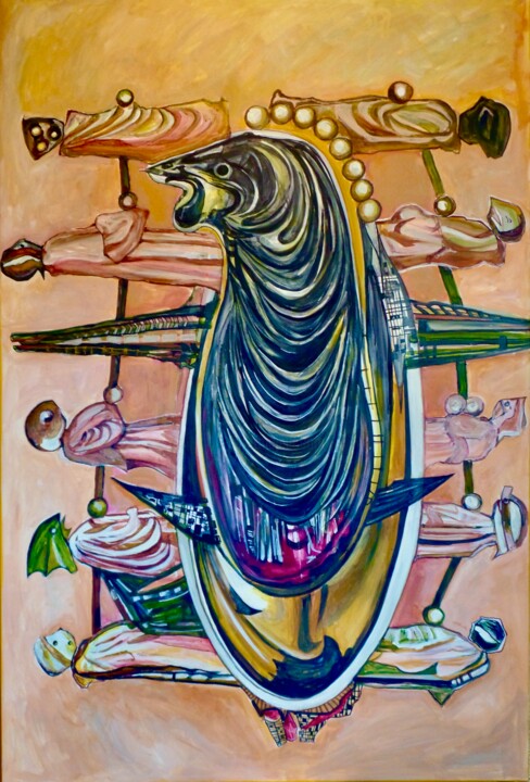 Das Ritual Schilderij, 59,1x39,4 in