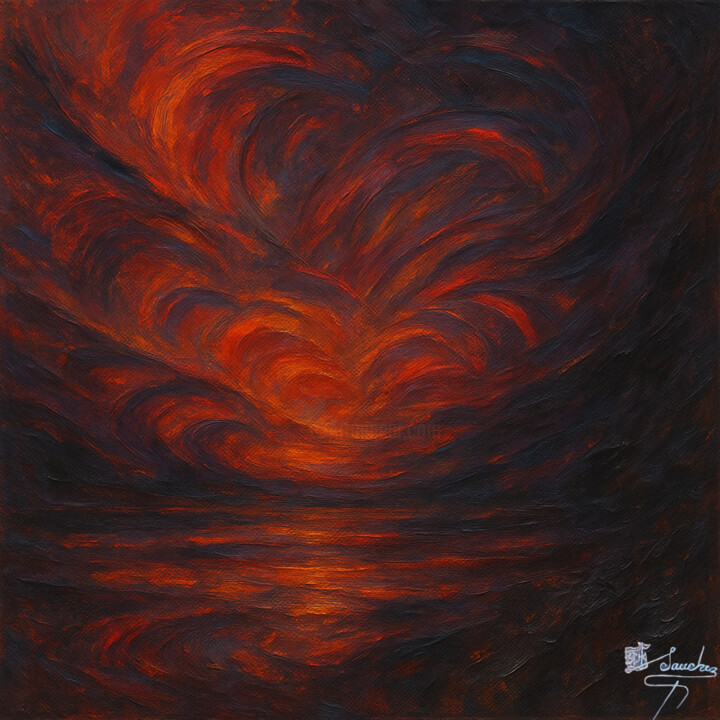 Silent Shipwreck 绘画, 35.4x31.5 in