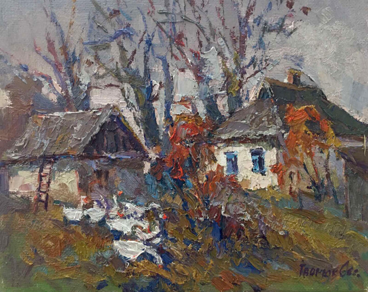 Late fall Картина, 7,9x9,8 in