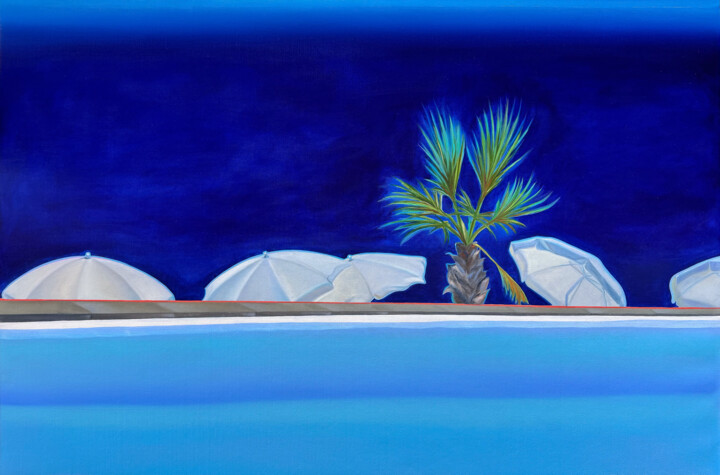 Pittura intitolato "Sun-Day" da Elena Kurochko, Opera d'arte originale, Olio