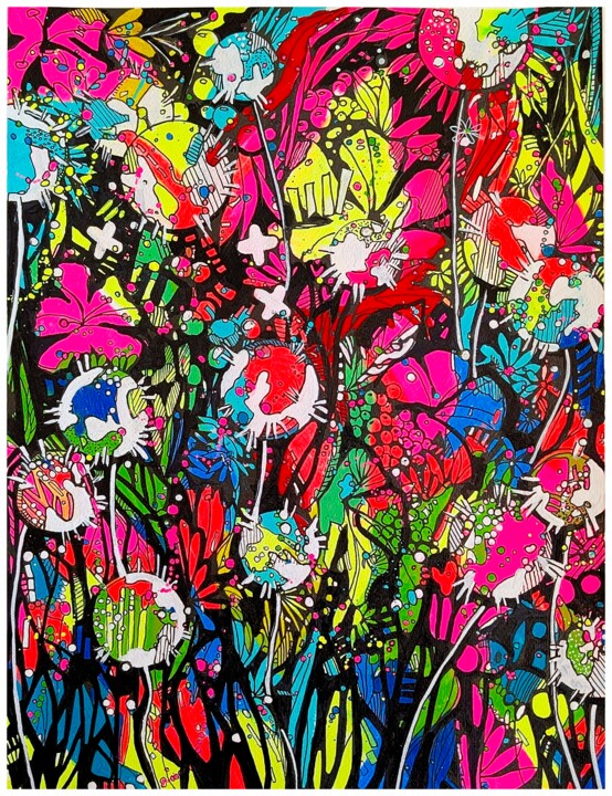 SOMMERWIESE II Pittura, 23,6x19,7 in
