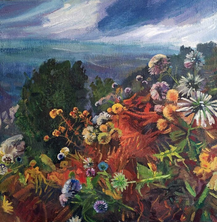 manzara resimleri Картина, 38,6x38,6 in