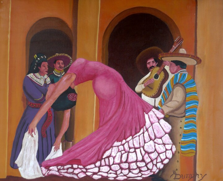 Fiesta In Mexico Картина, 16x20 in
