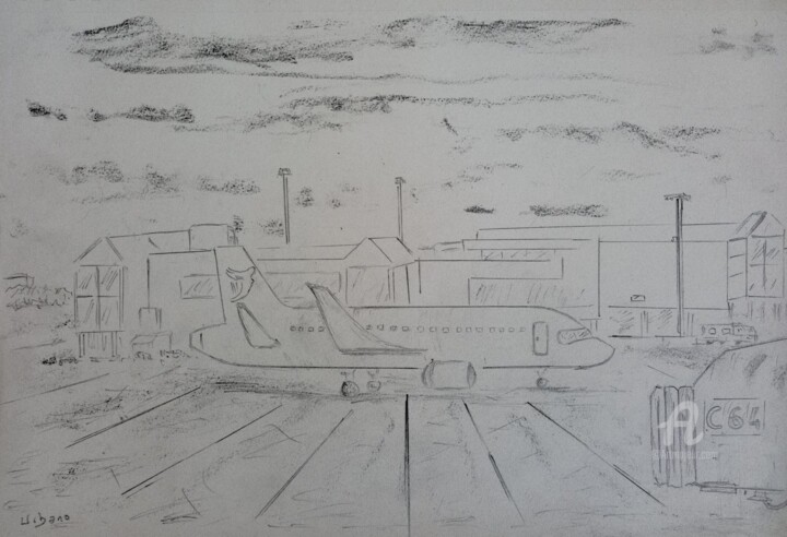 Vol Porte C 64 Disegno, 11,8x16,1 in