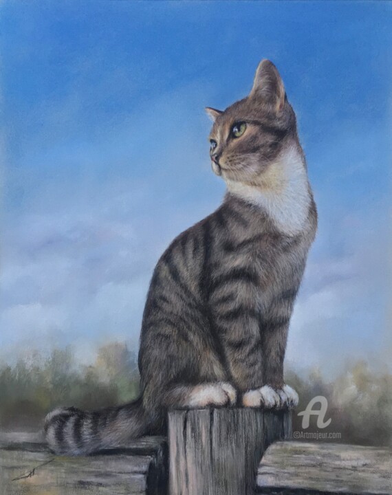 Tekening,  13,4x10,6 in 