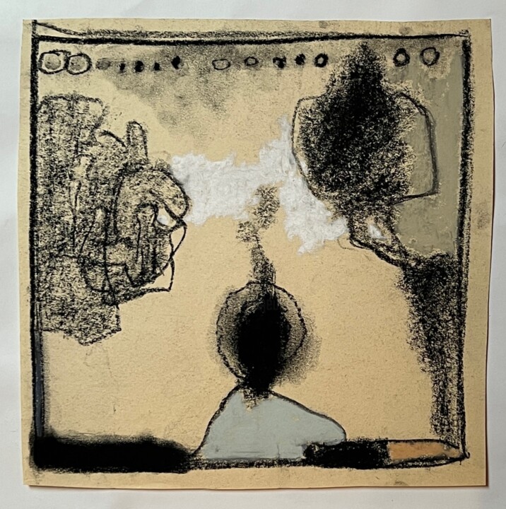 Kreide 25 绘画, 10.2x10.2 in
