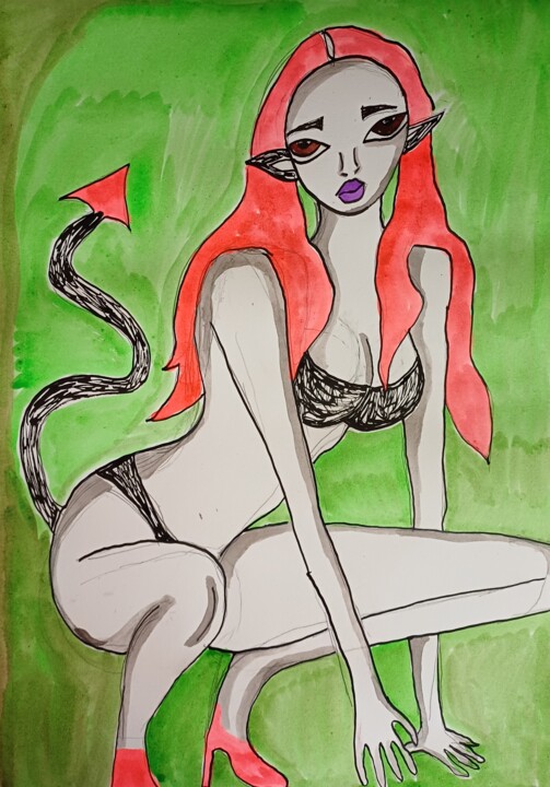 Evolution Tekening, 16,5x11,8 in