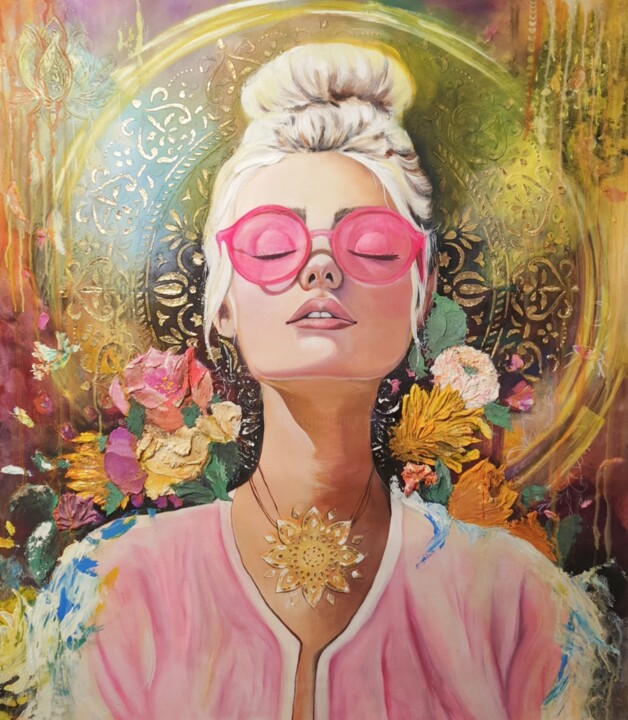 The power of symbol 绘画, 39.3x39.3 in