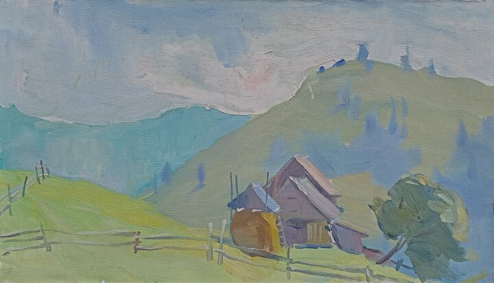 idyll Painting, 15.8x27.6 in