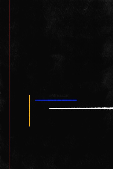 Syntaxe Primaire N°6 Цифровое искусство, 35,4x23,6 in