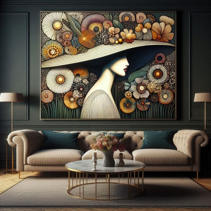 My Fair Lady mise en situation Digitale Kunst, 35,4x35,4 in