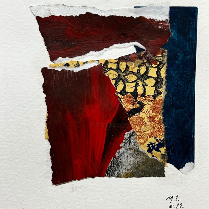 Éclats de scène 绘画, 3.9x3.9 in