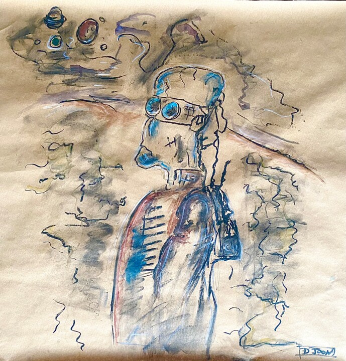 La déception de thiam 绘画, 33.1x33.1 in