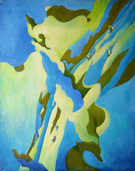 Poplar 绘画, 48.4x39.4 in