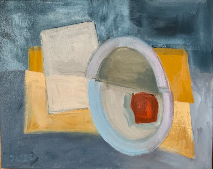The Bent Mirrors 绘画, 15.8x19.7 in