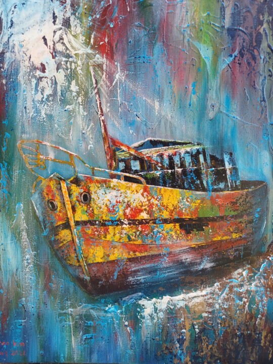 Voyage Through Colour 绘画, 23.6x19.7 in
