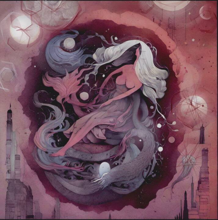 Evening Contemplation 数字艺术