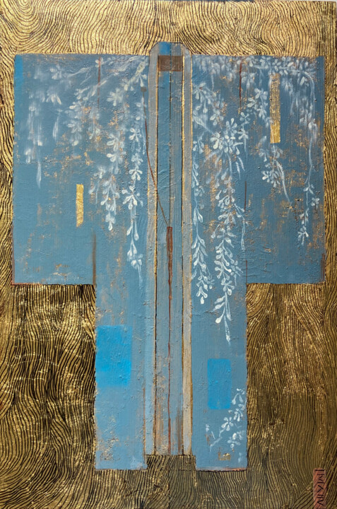 Painting titled "Shine" by Mariola Łuć (Marceliuss Art), Original Artwork, Acrylic