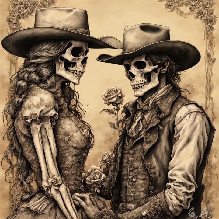 Do you love me ? – Art surréaliste digital Western Gothic 数字艺术
