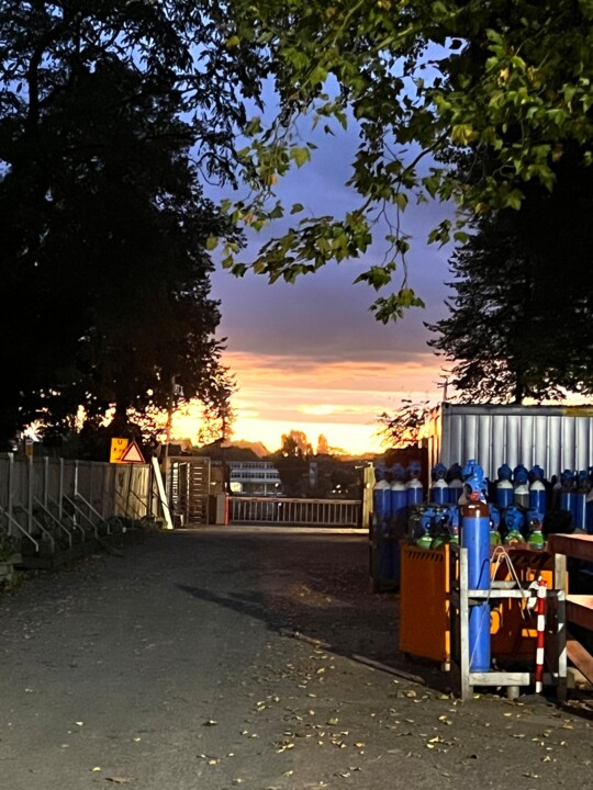 Baustellen Sonnenaufgang 摄影