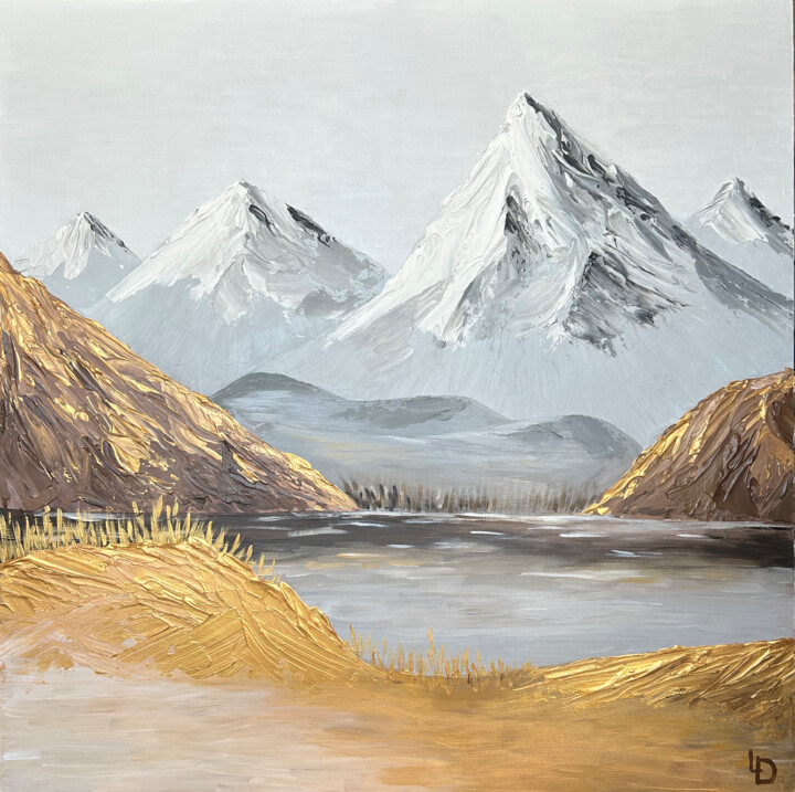 ГОРЫ Painting, 23.6x23.6 in