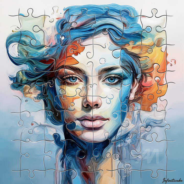 Winds of Her Mind 数字艺术