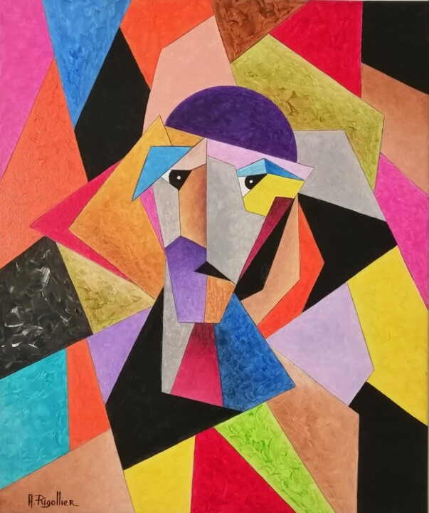 绘画,  21.7x18.1 in 