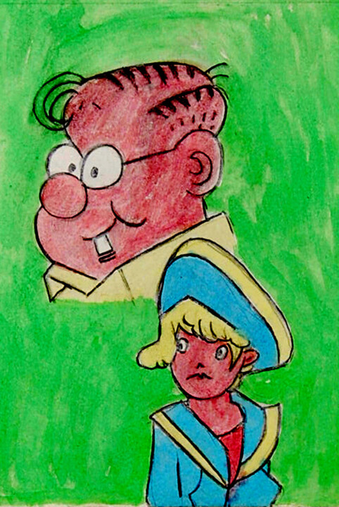 L’écolier2 绘画, 11.8x7.9 in