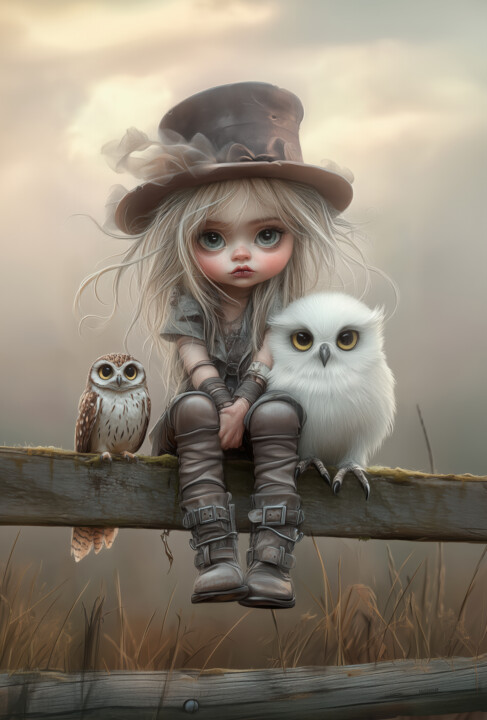 Mirilun: The Last of the Moon Children Arte digital, 24x15,4 in