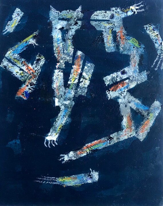 Korkusuz Korkaklar 绘画, 16.9x13.8 in