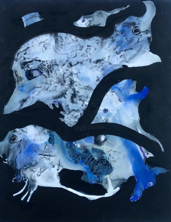 绘画,  16.9x13.8 in 