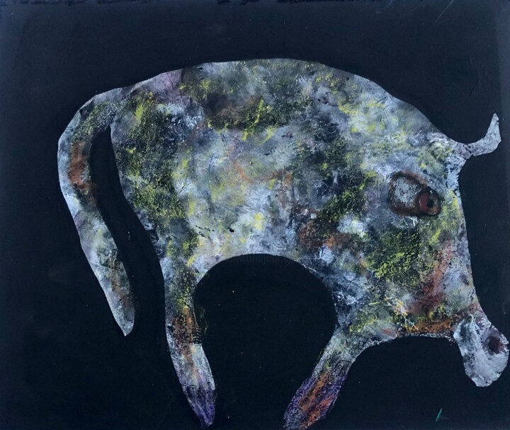 Eski Bir Destan 绘画, 13.8x16.9 in
