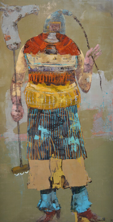 Cravache II 绘画, 46.5x24 in
