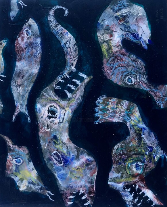 Çarpıcı Saplantı 绘画, 16.9x13.8 in