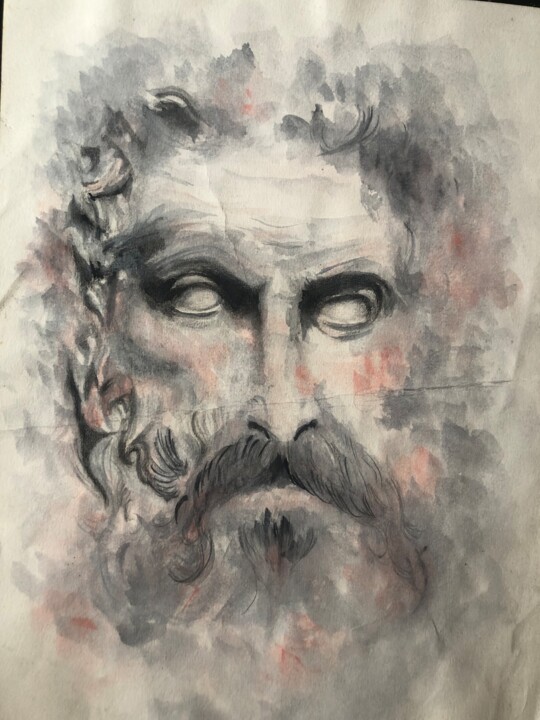 Thinker 图画, 16.5x11.4 in
