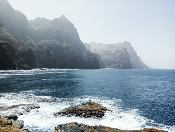 Le pêcheur de Santo Antão Fotografia, 19,7x29,5 in