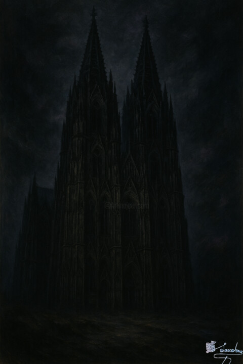 Catedral de Sombras Eternas Tablo, 47,2x31,5 in