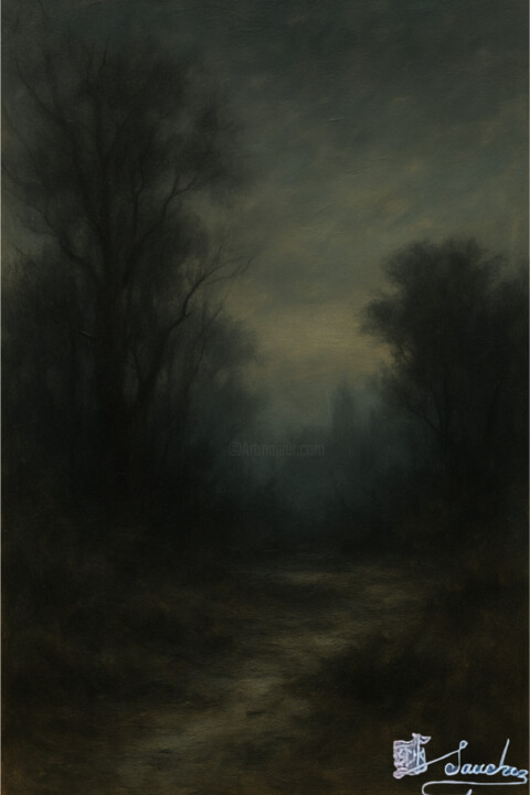 Sendero de la Penumbra 绘画, 39.4x26.4 in