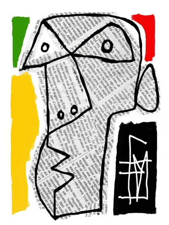 Digital Arts titled "VH4" by Franck Vidal, Original Artwork, Digital Collage