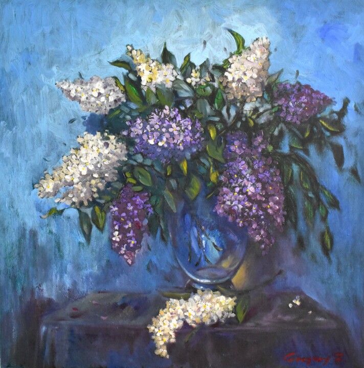 lilac Schilderij, 23,6x23,6 in