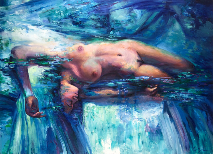 绘画,  28.7x39.4 in 
