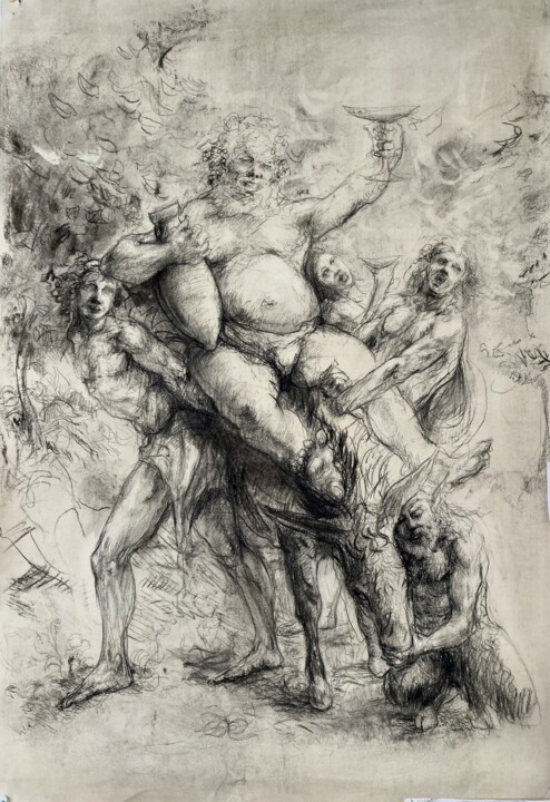 syléne Drawing, 43.3x29.5 in