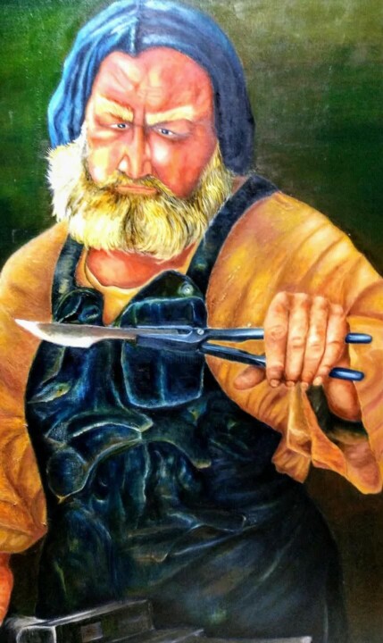 鍛冶職人 Tablo, 45,7x35,8 in