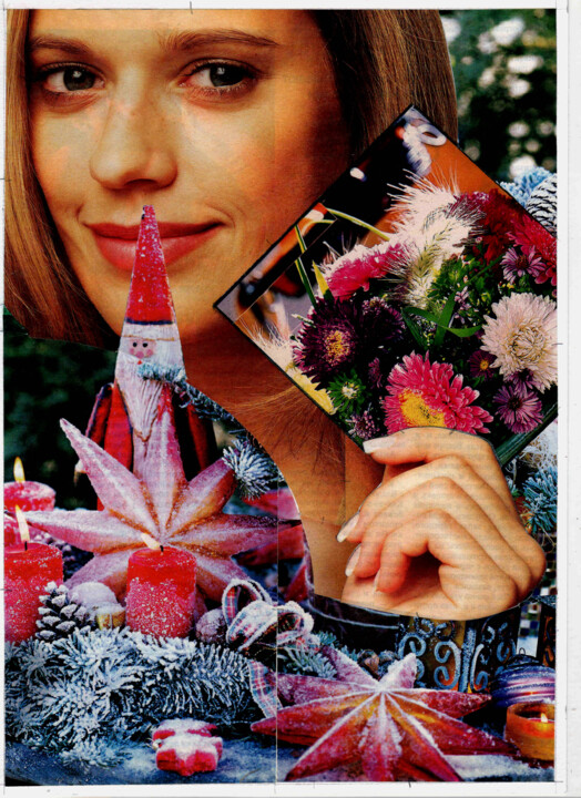 Fragment of summer Collages, 11,4x8,3 in