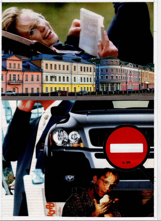 Good deed Kolaj, 11,4x8,3 in